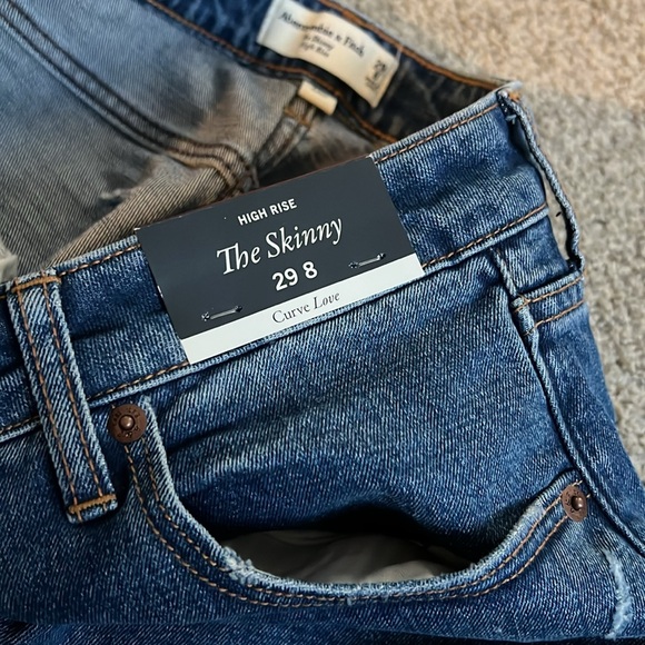 Abercrombie & Fitch The Skinny High Rise Curve Love - Picture 3 of 5
